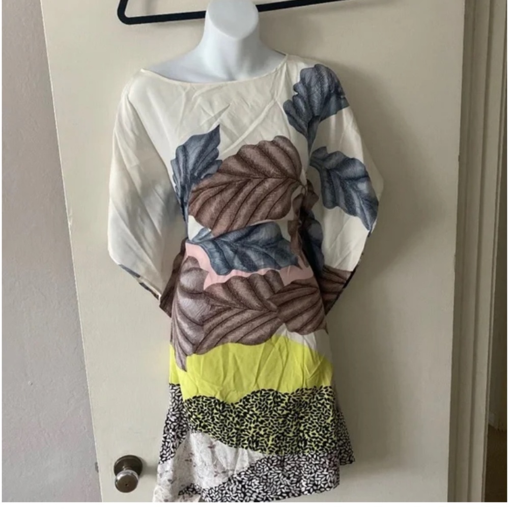 Dvf silk dress
